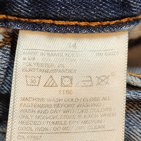 Old Navy Adjustable Waist Stretch Denim Jeans Boys Size 14 - Picture 5 of 7